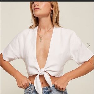 Reformation Pearl Top